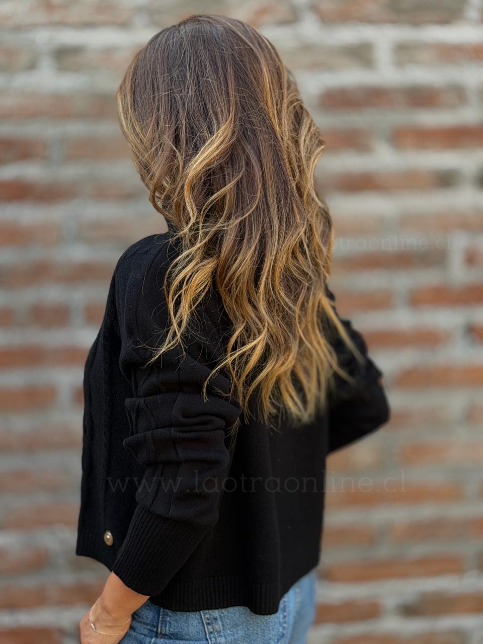 Sweater Marroquí negro