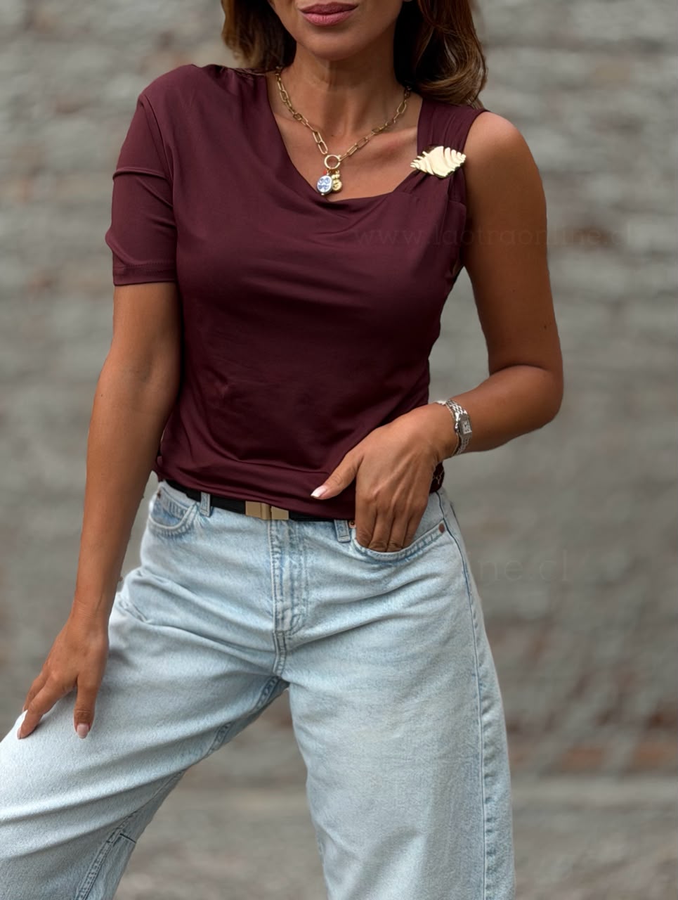 Polera Dakota uva