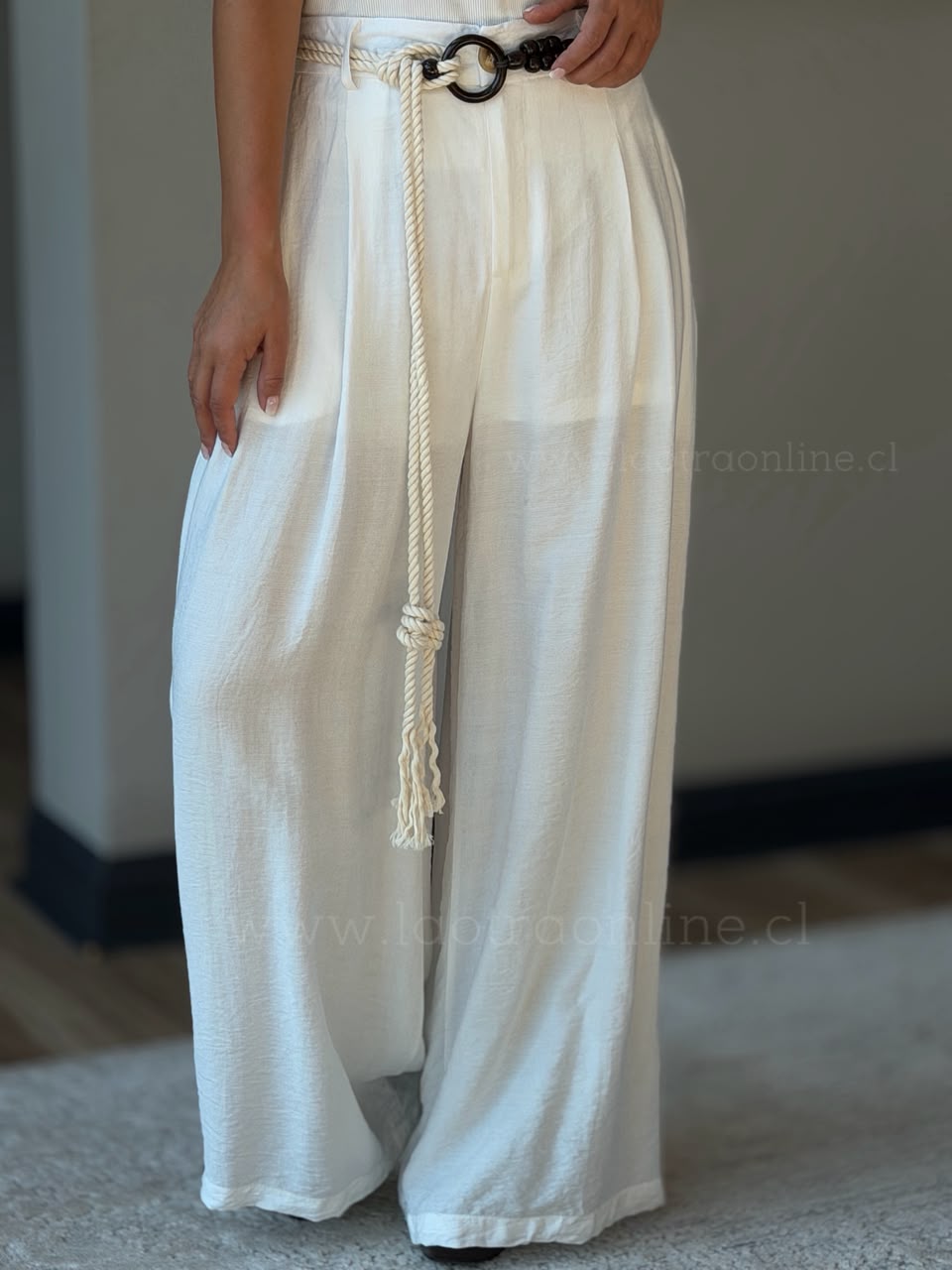 Pantalón Isla blanco