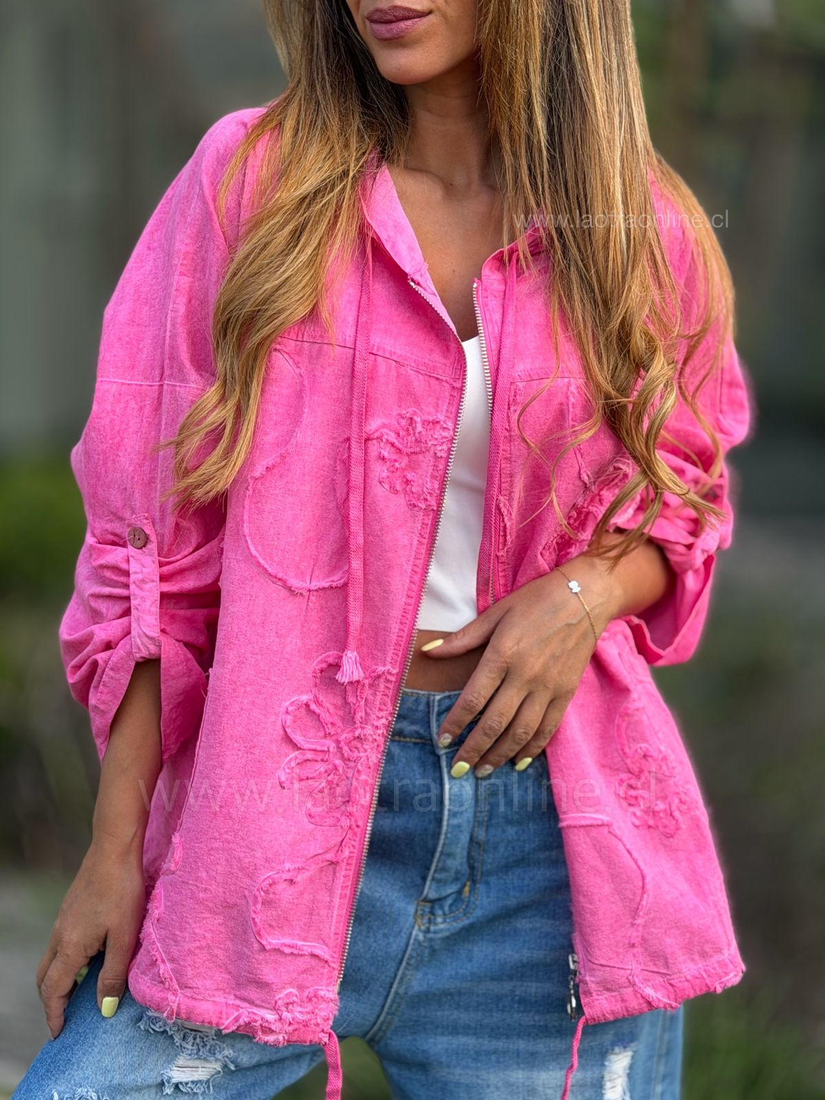 Chaqueta Valencia fucsia