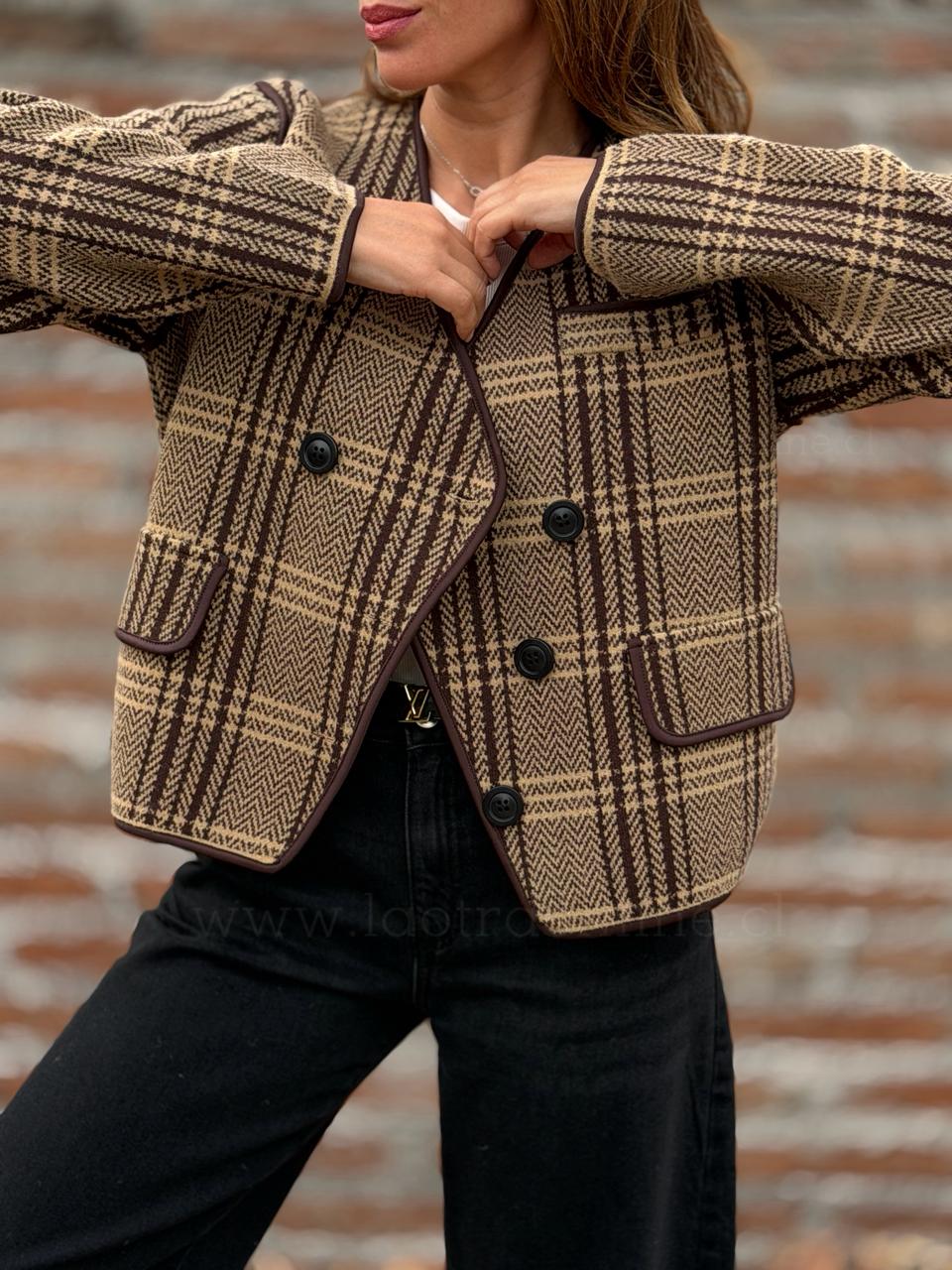 Abriguito/Blazer Cambridge marrón