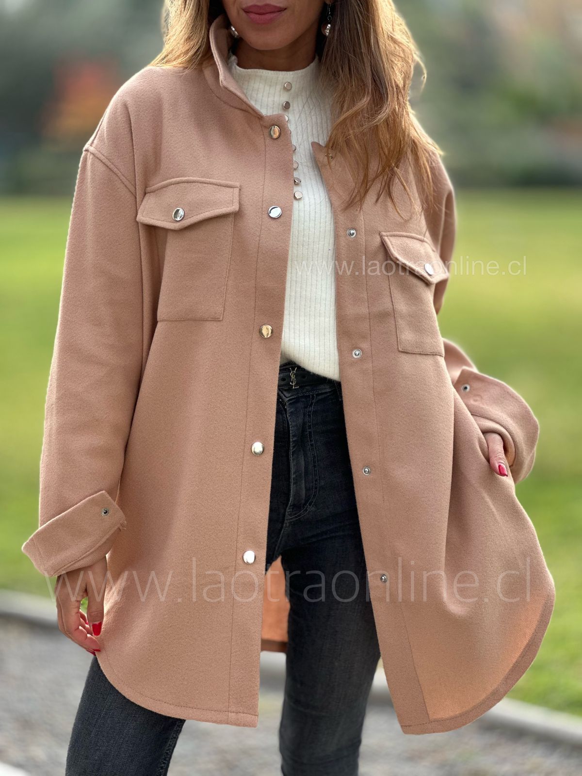 Sobre camisa Pucón camel