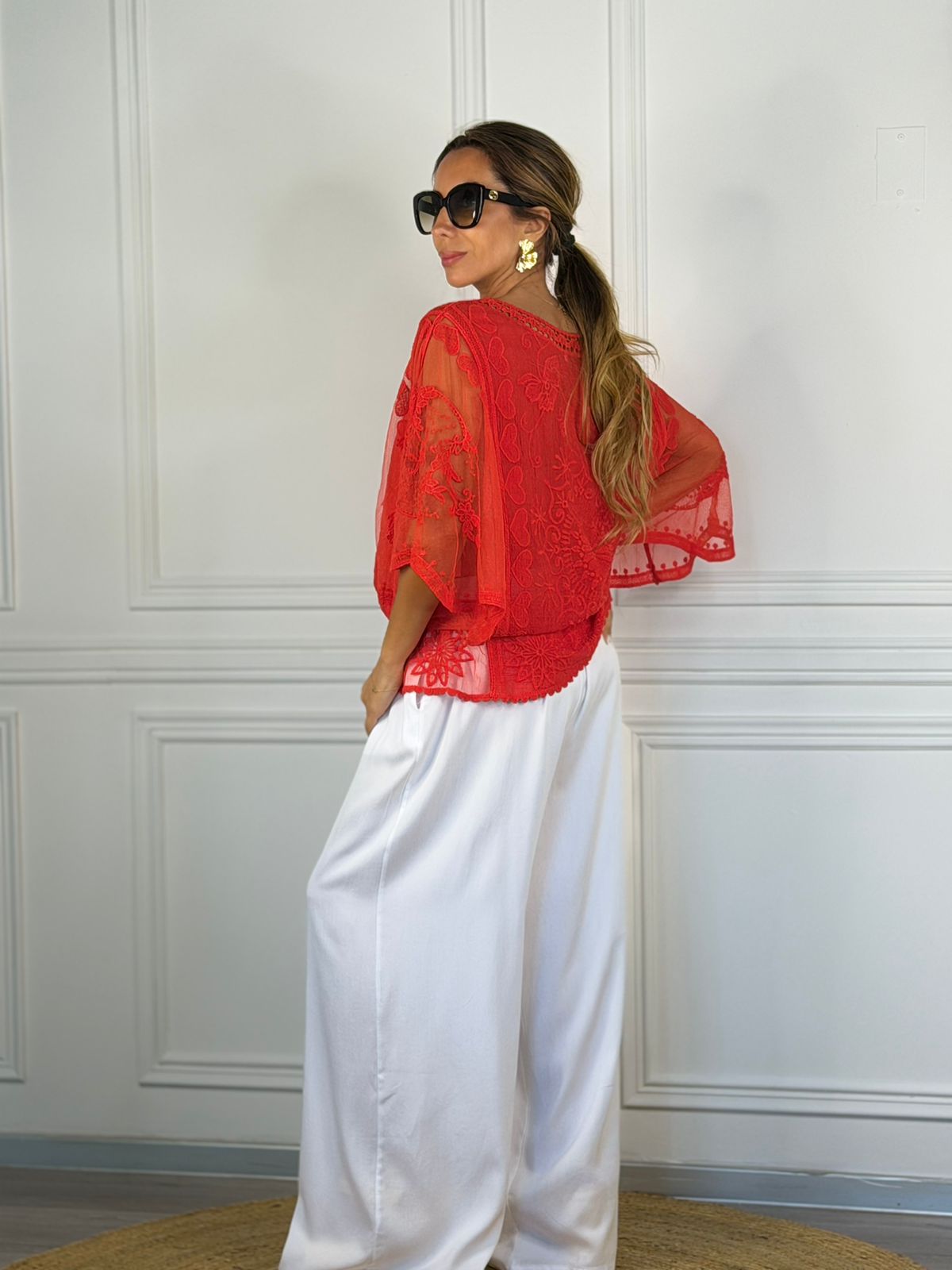 Polera Portugal rojo