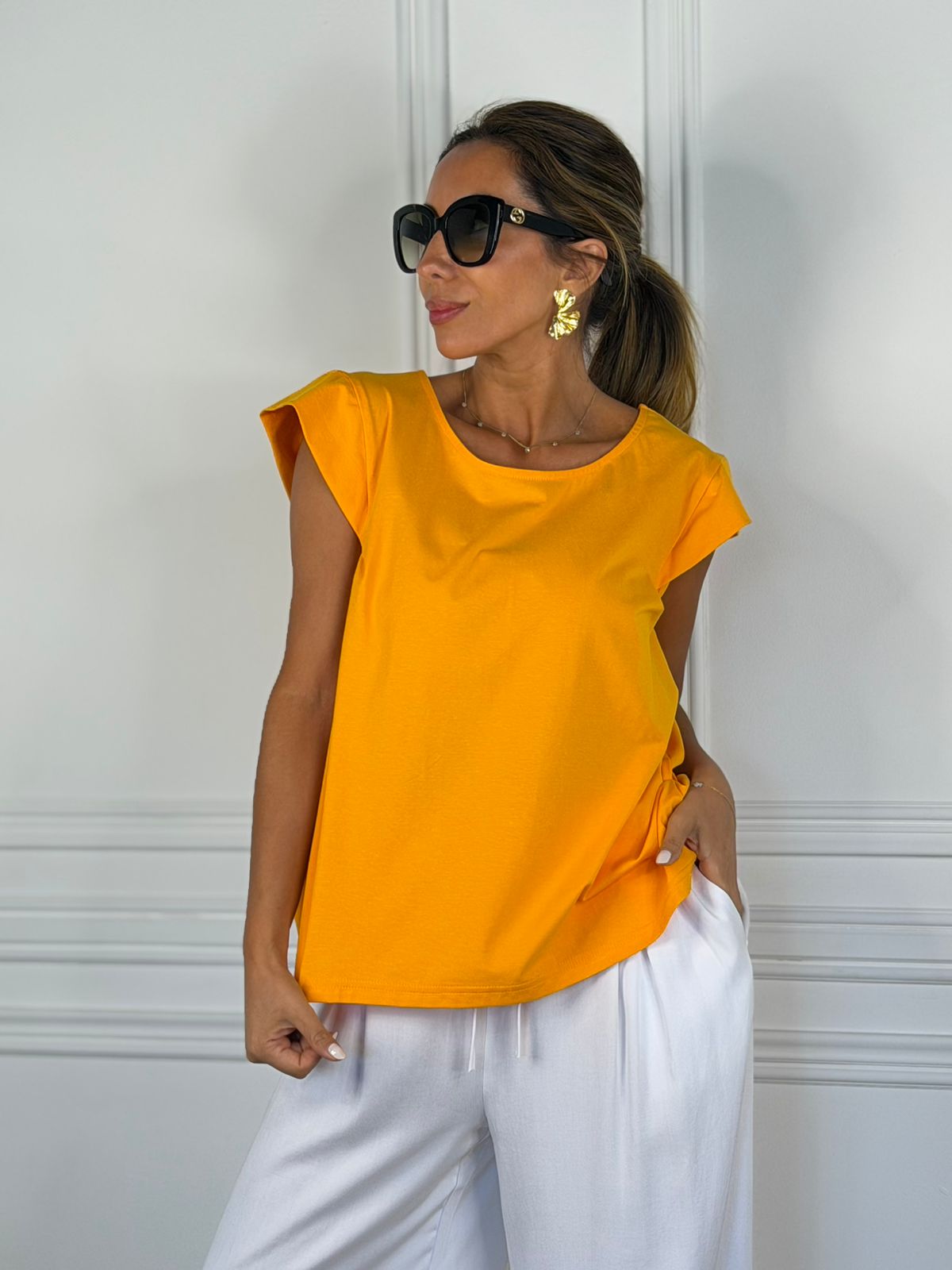 Polera Copenhague naranja