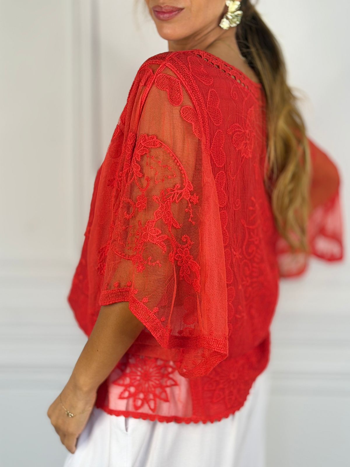 Polera Portugal rojo