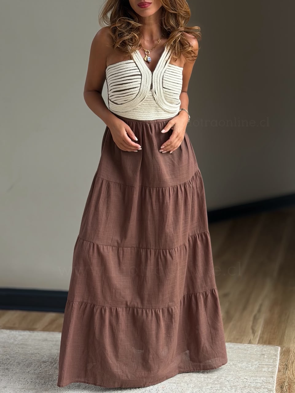 Vestido Jamaica marrón