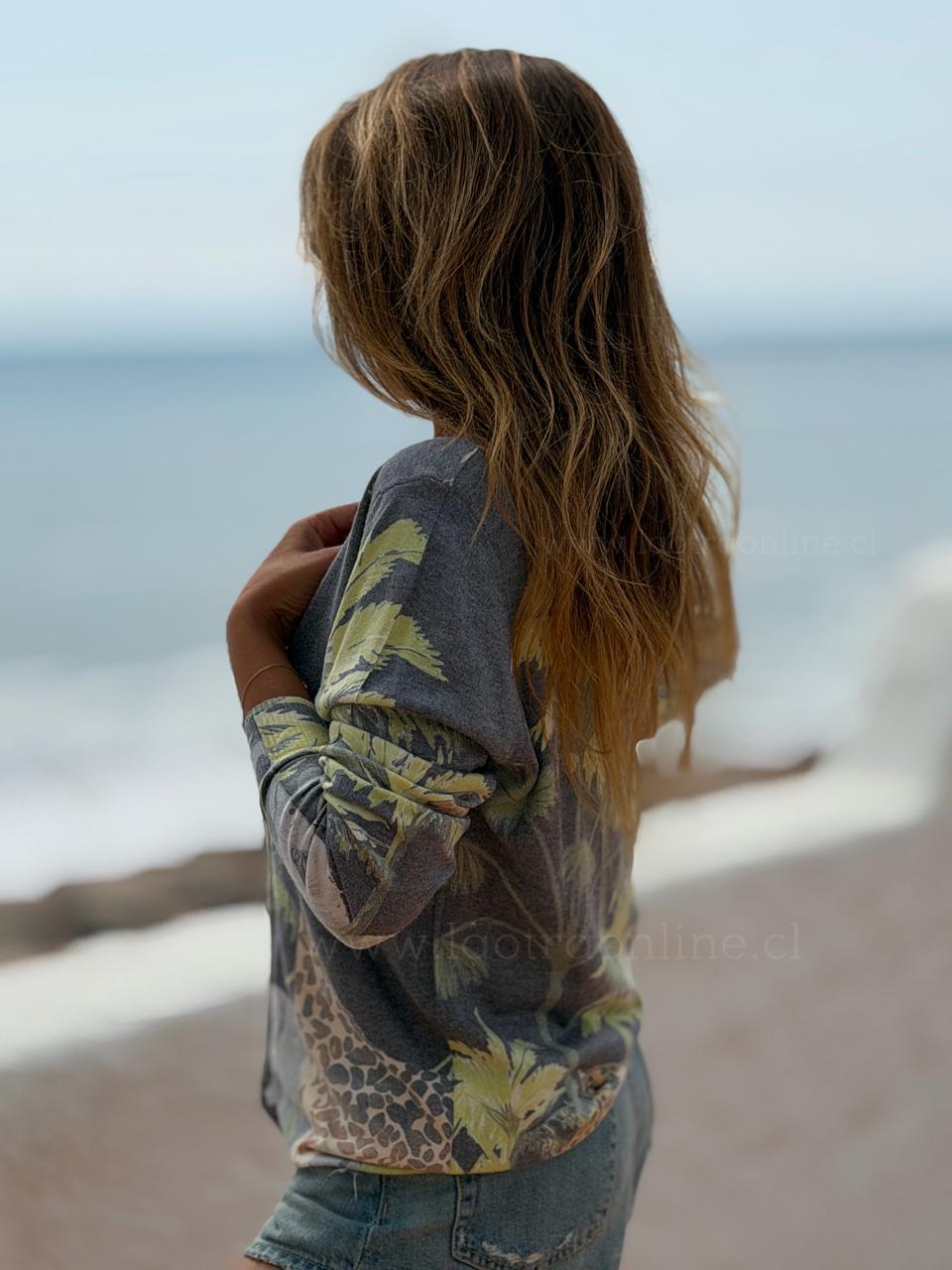 Chaleco Selva Chic gris