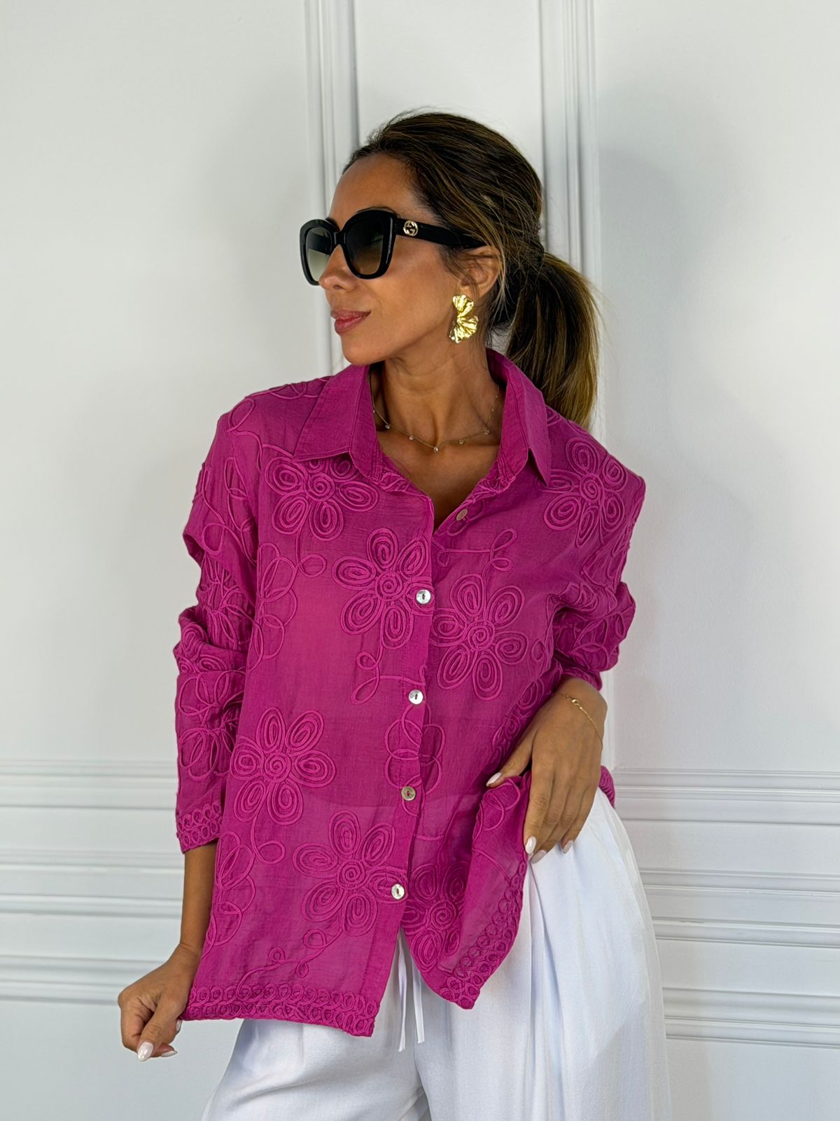 Blusa Tivoli fucsia