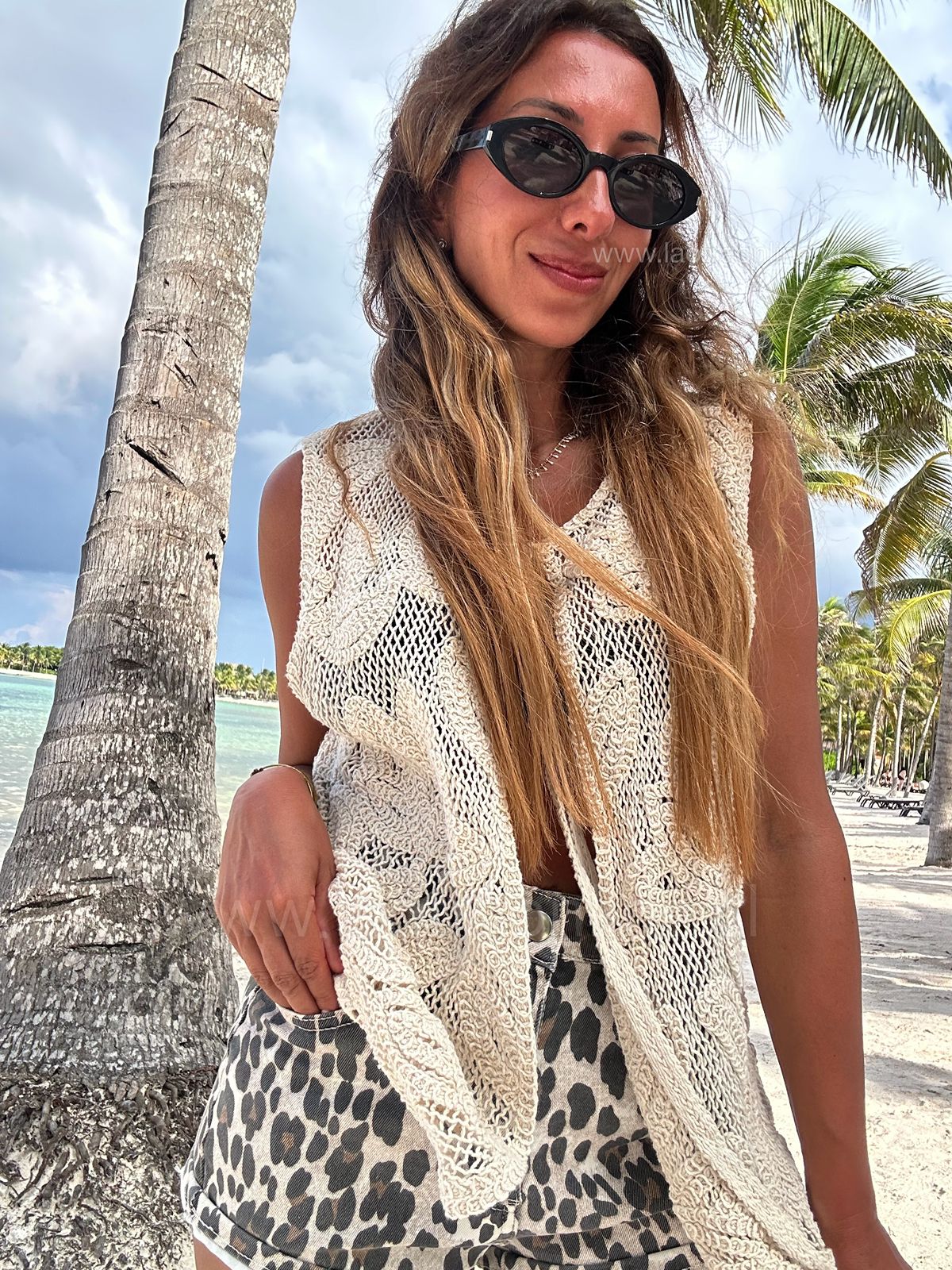 Short Punta Cana print