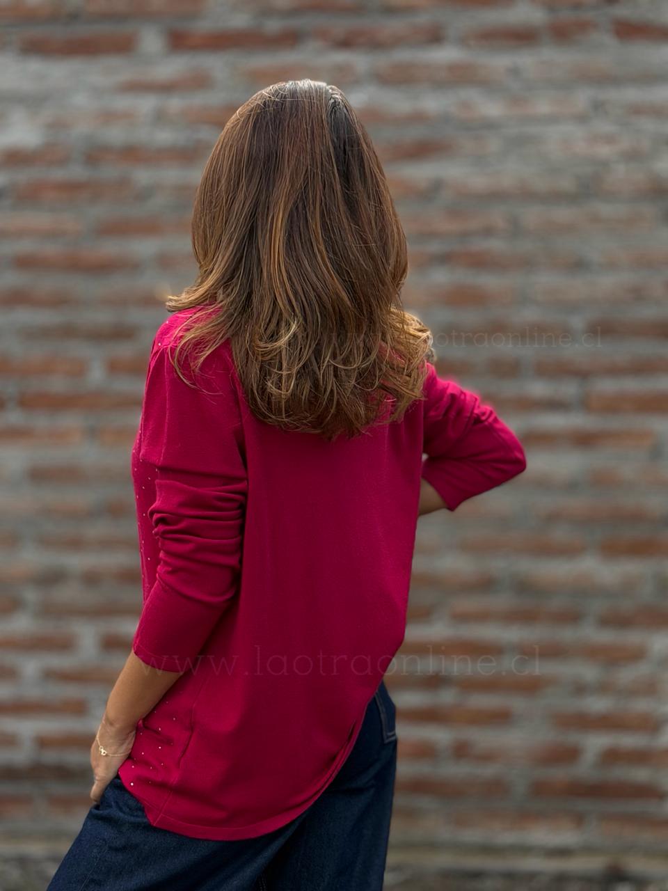 Sweater Glamour cherry