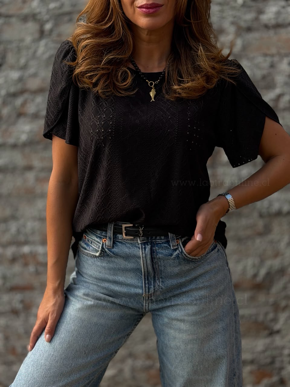 Polera Saint negro