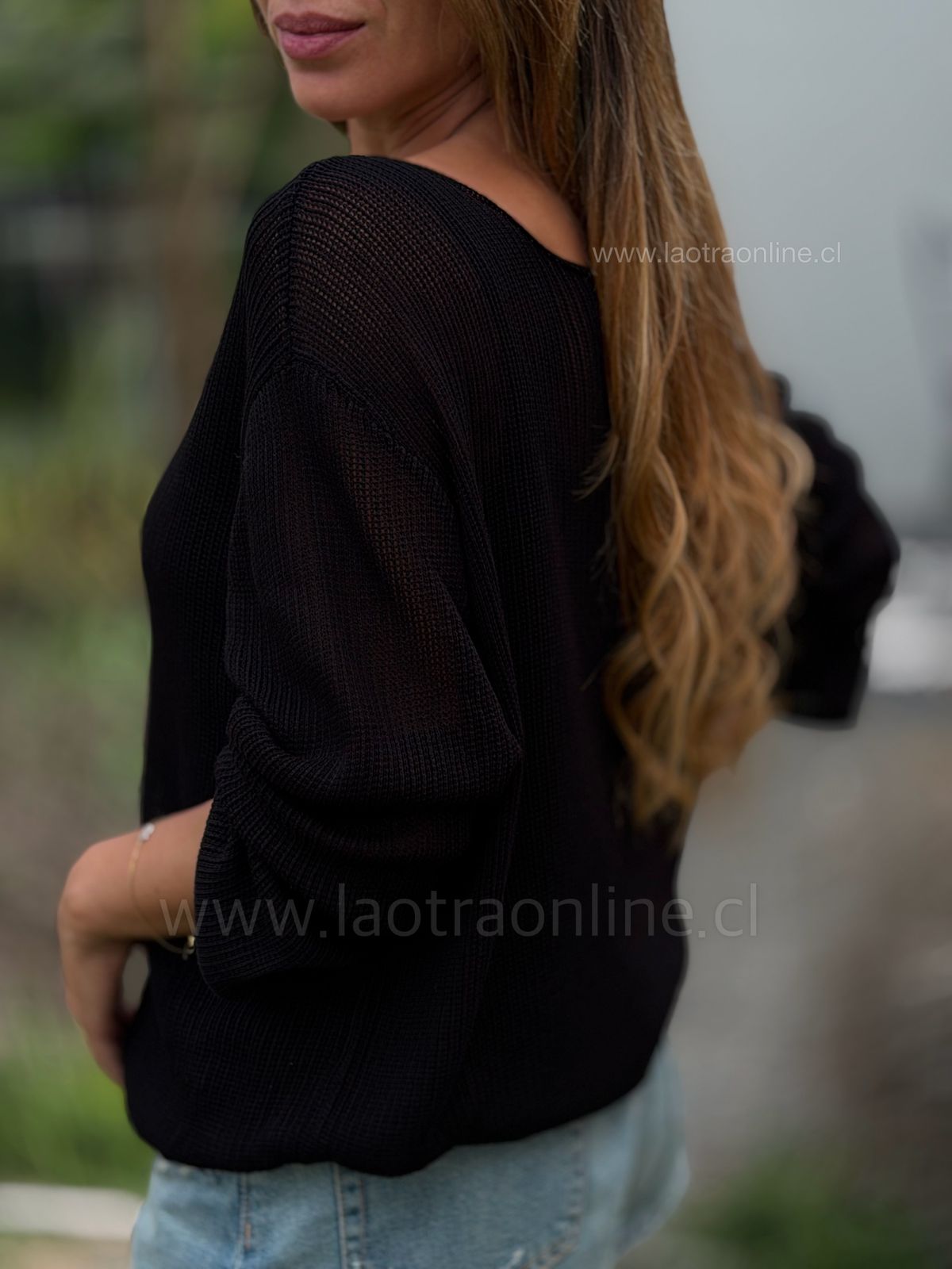 Sweater + polera Summer negro