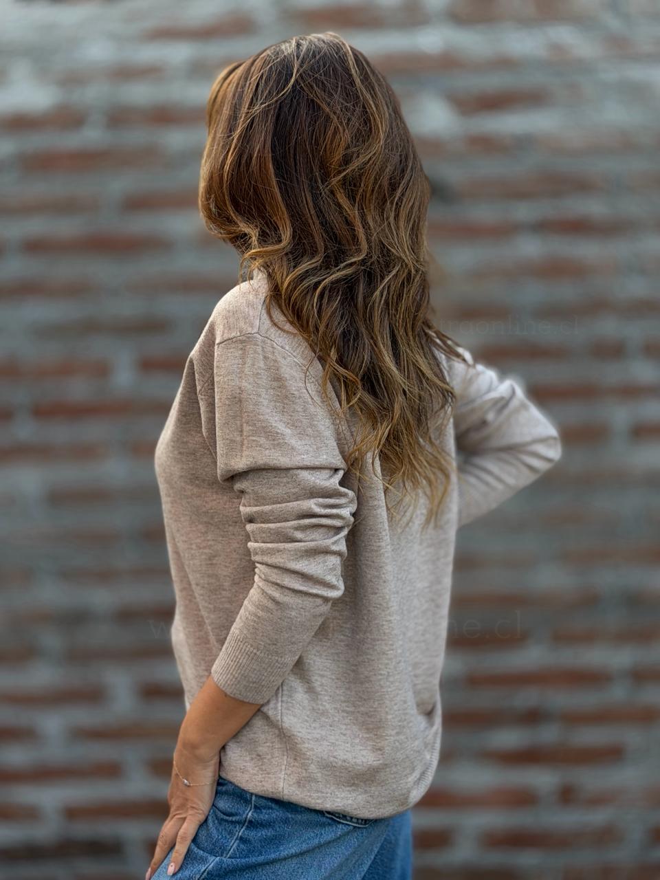 Sweater Cuello alto arena