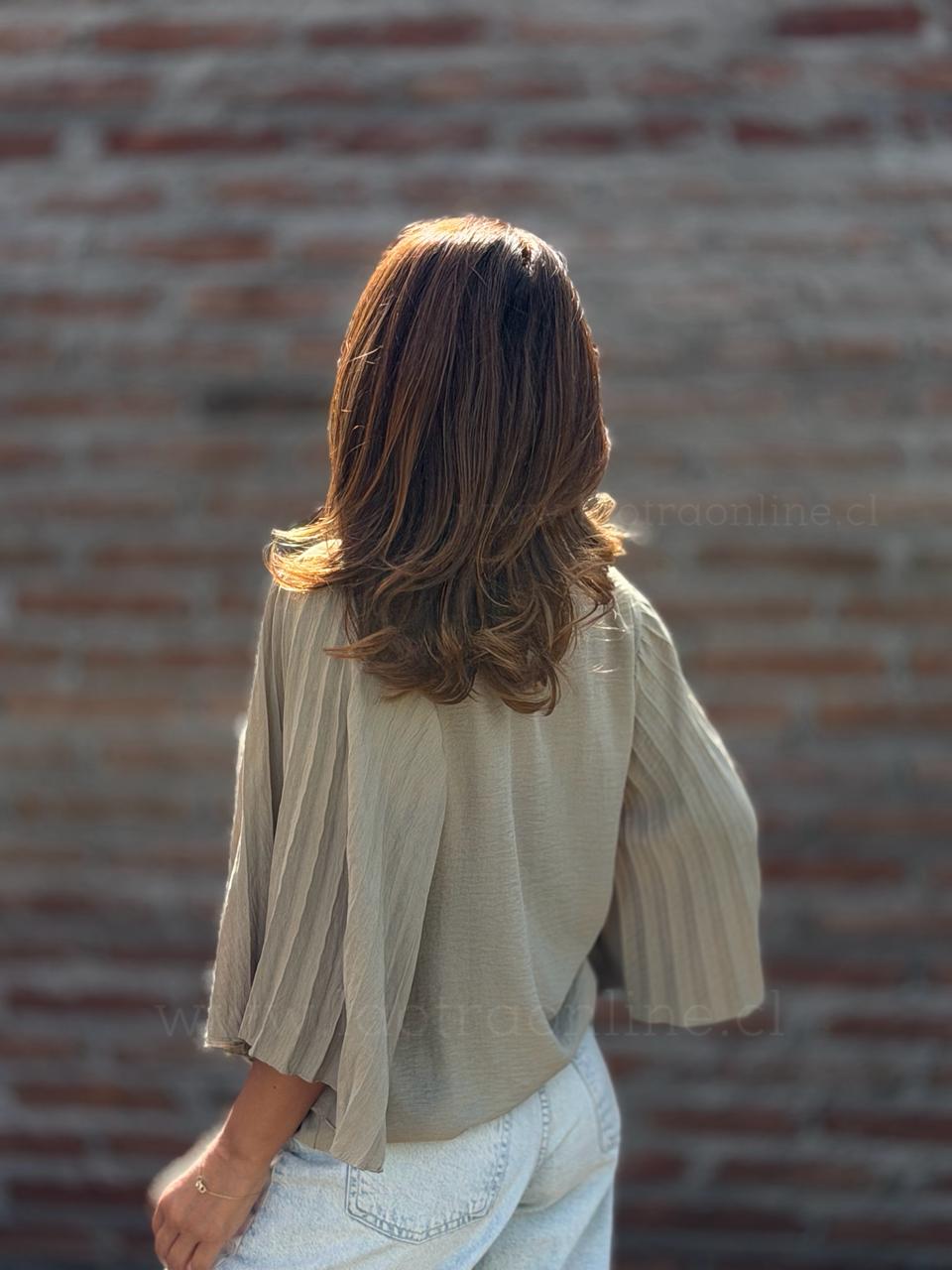 Polera Saona arena/olivo