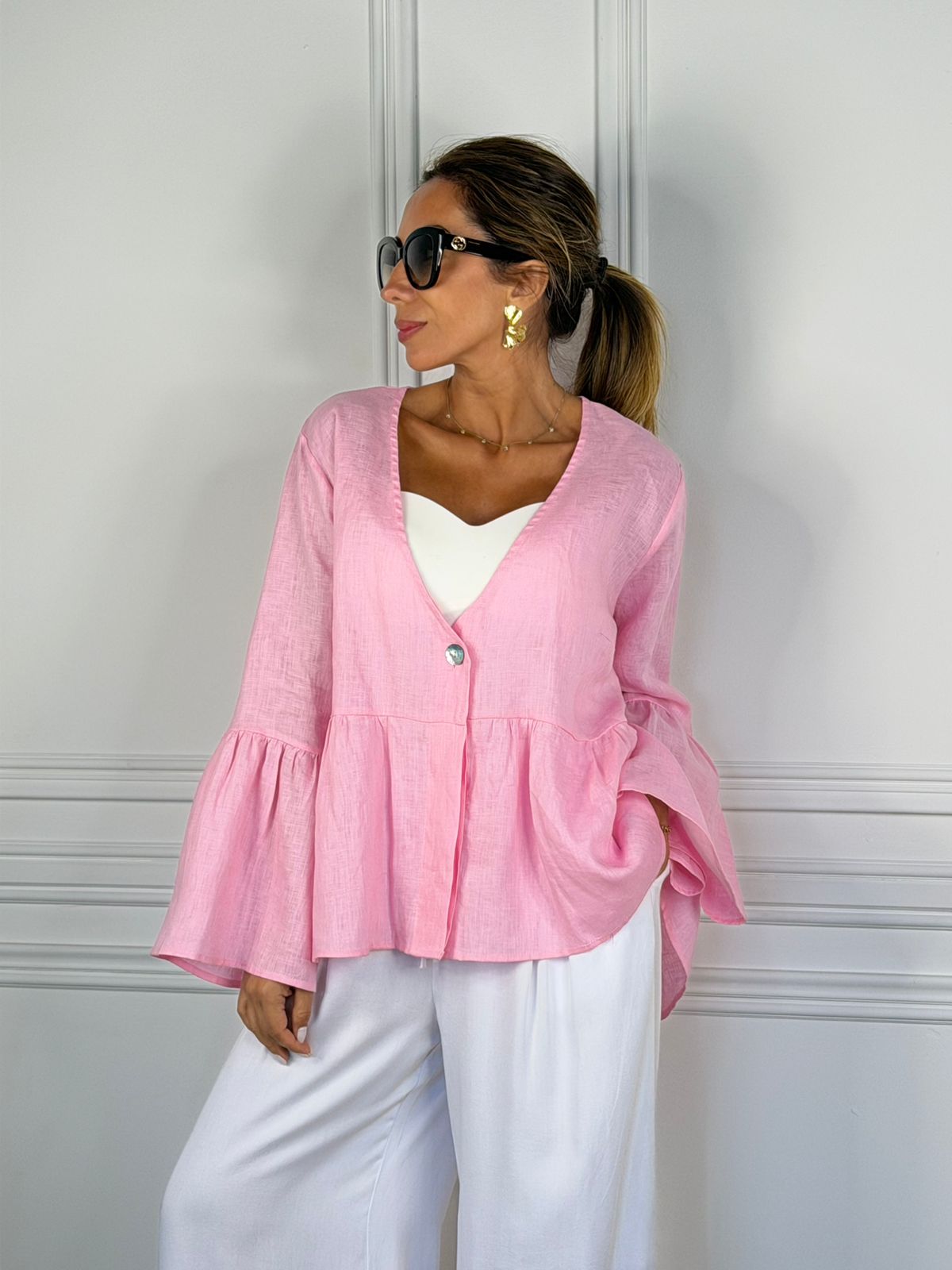 Blusón Cruzeiro rosa