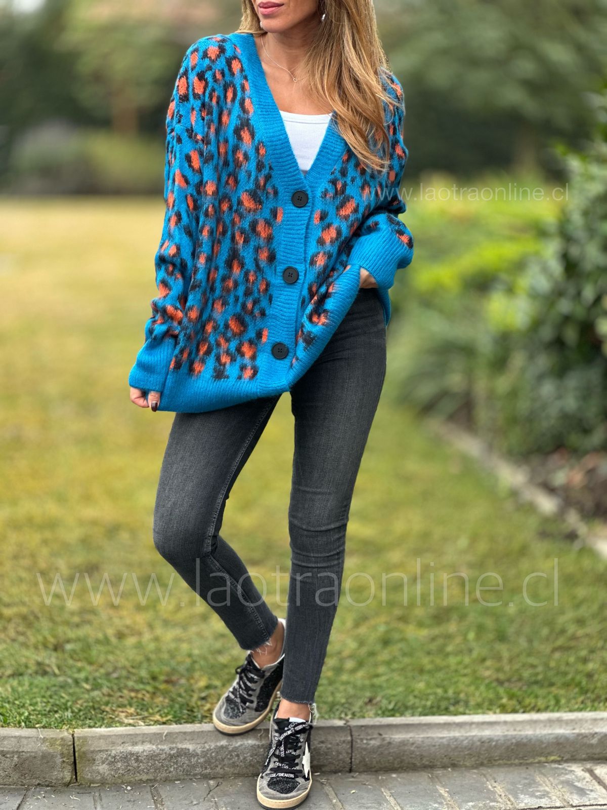 Chaleco Safari azul