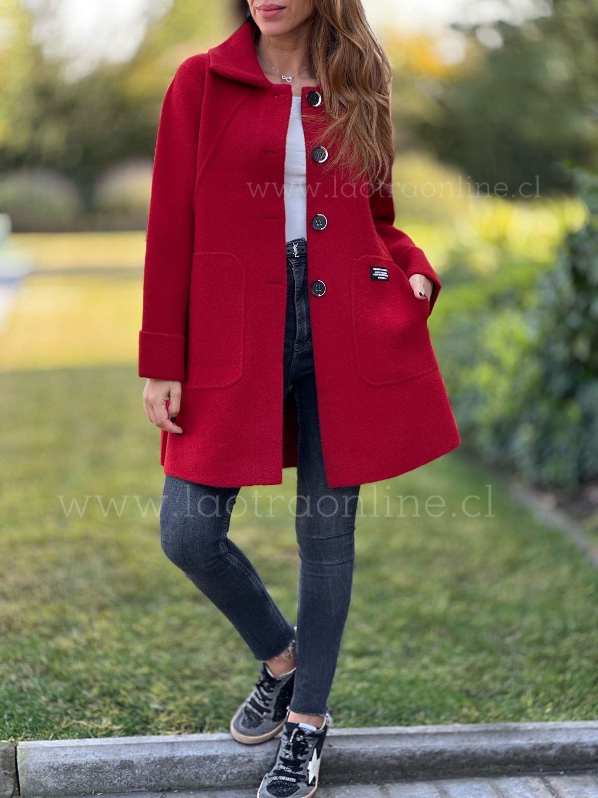 Abrigo Sacramento rojo