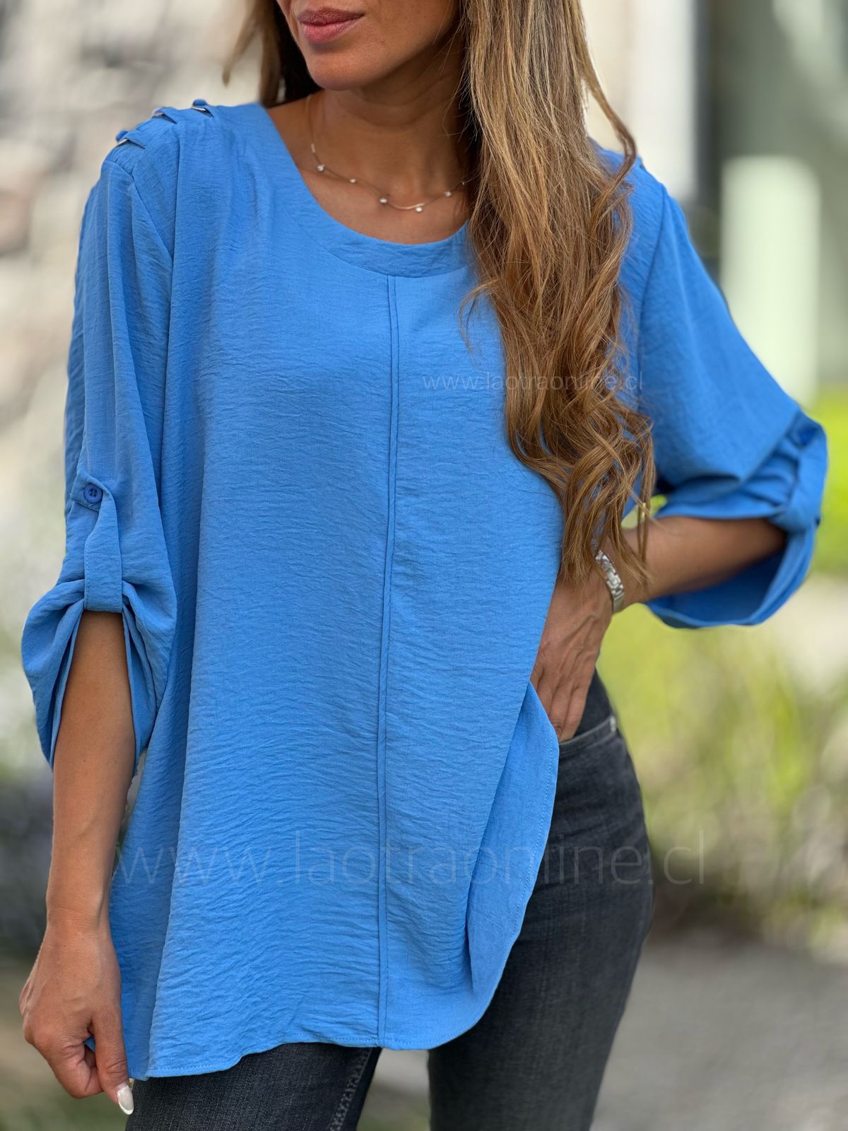 Blusa Micaela azul