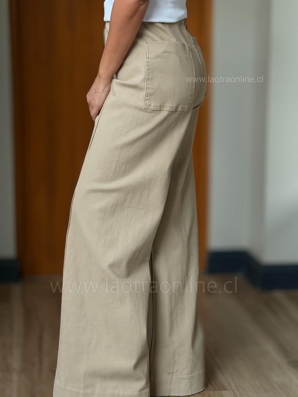 Jeans Palazzo beige