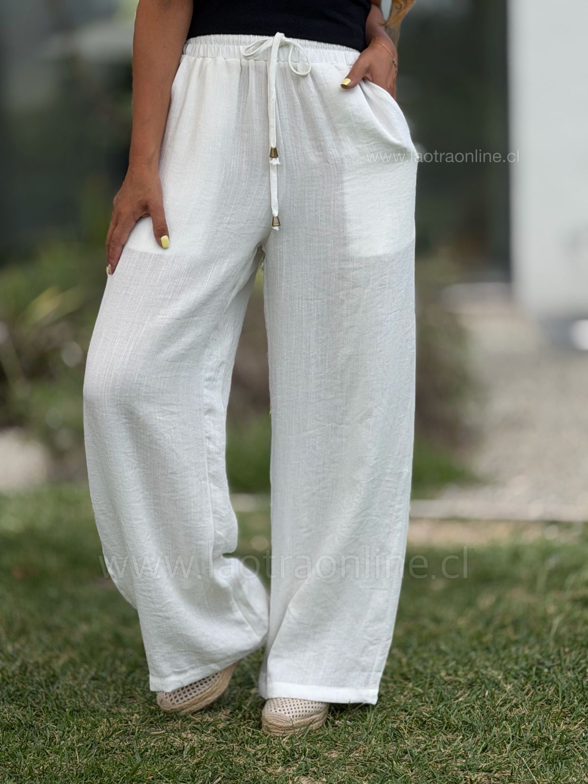 Pantalón Vallarta blanco