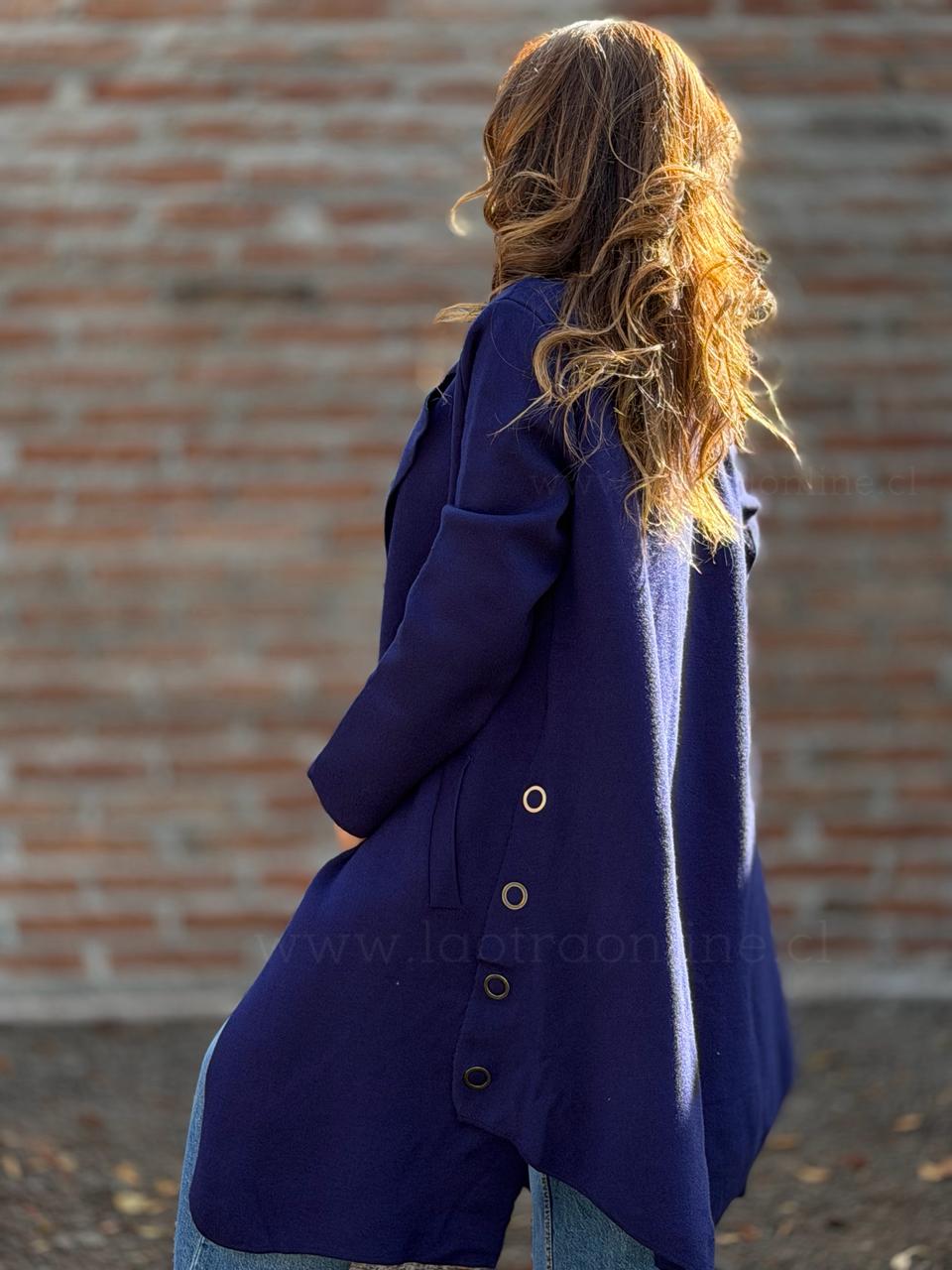 Abrigo Argollas azul