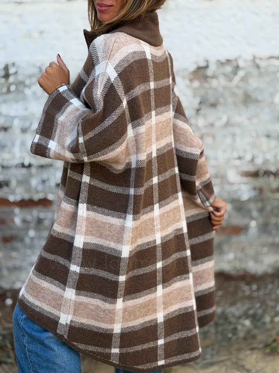 Sweater/Oversize Chloe marrón/arena