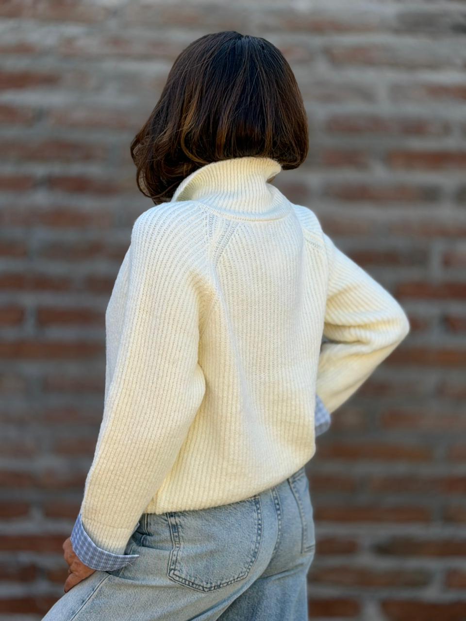 Sweater París Amelie crema