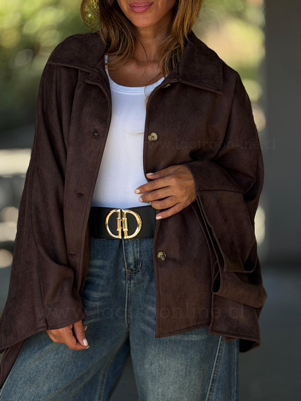 Capa Gamuza Italiana choco