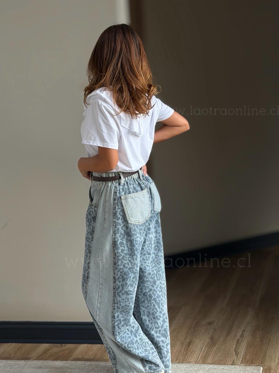 Barrel Print celeste