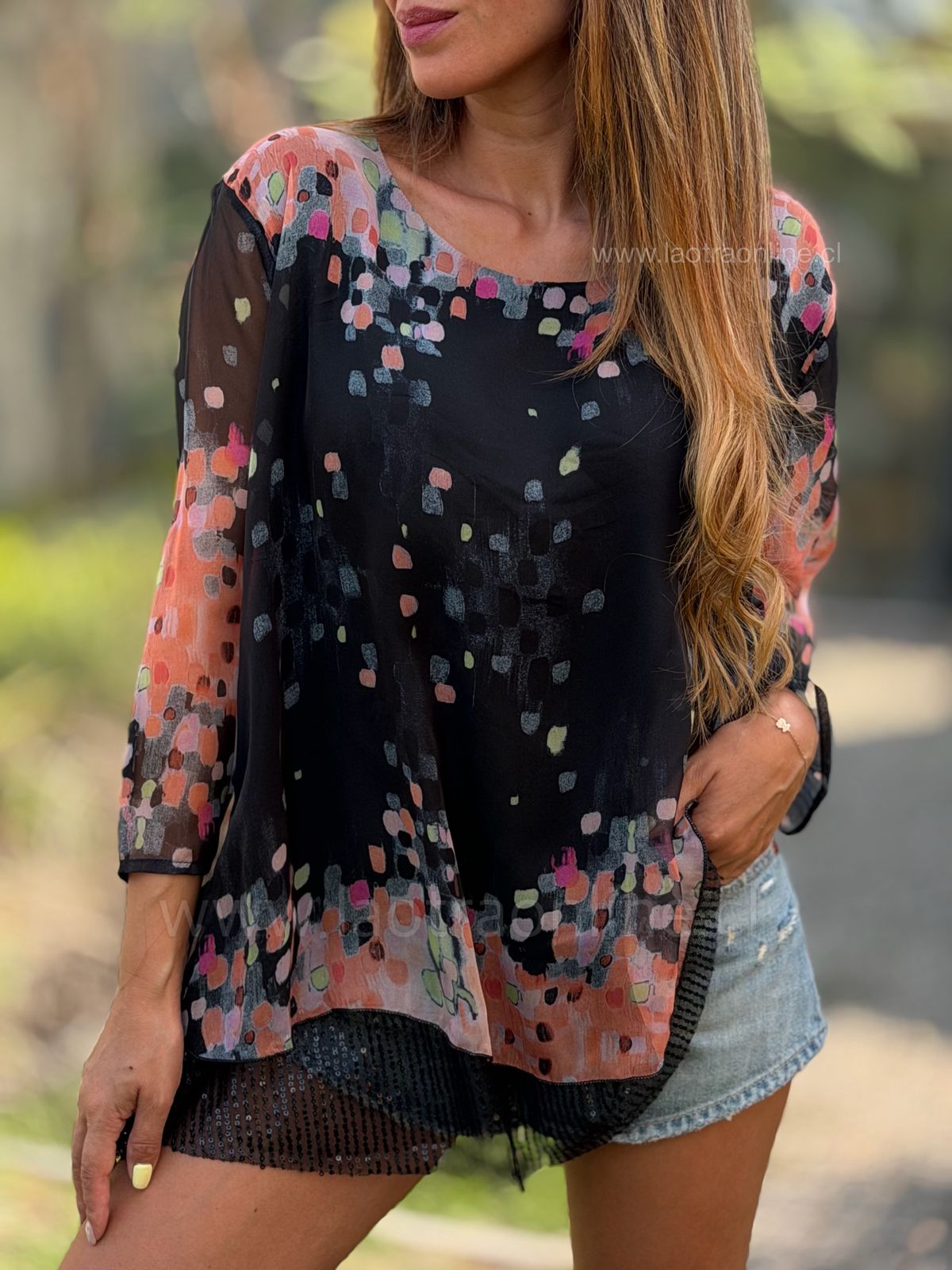 Blusón Oporto negro