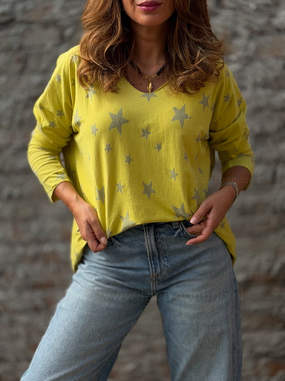 Polera Star pistacho