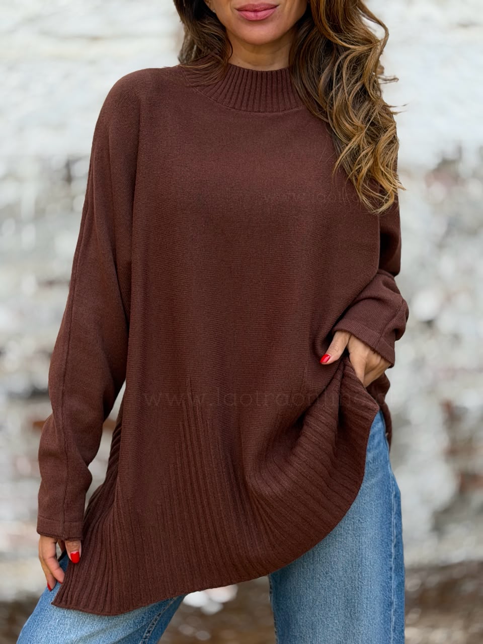 Sweater Georgia marrón