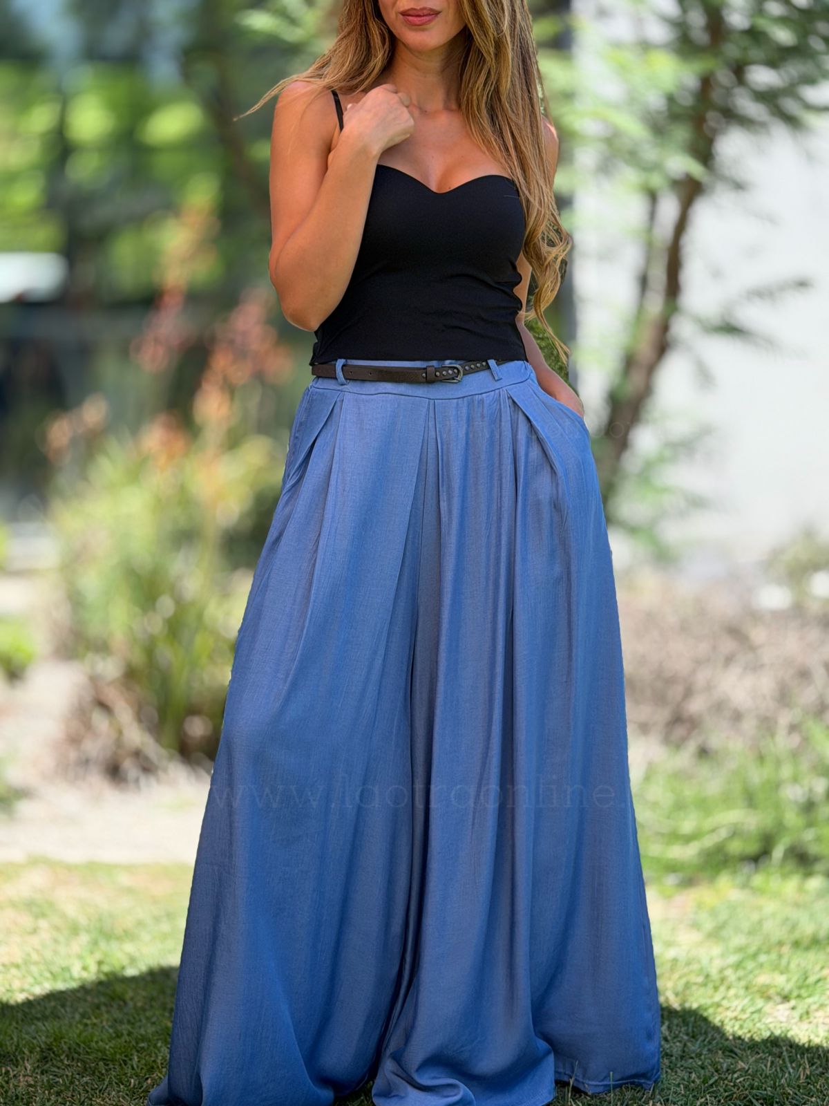 Palazzo Boston azul claro