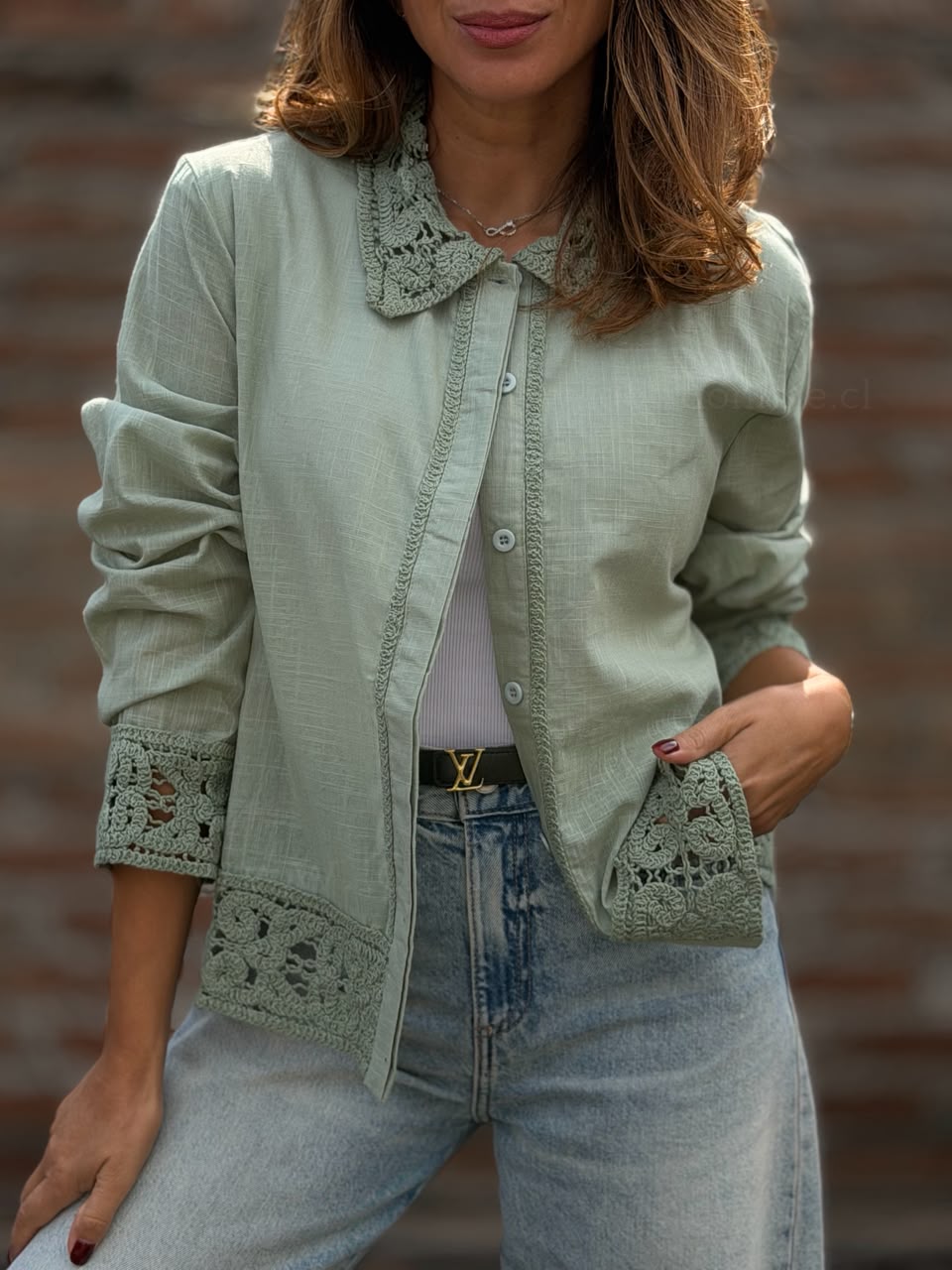 Blusa Cuello perfecto verde