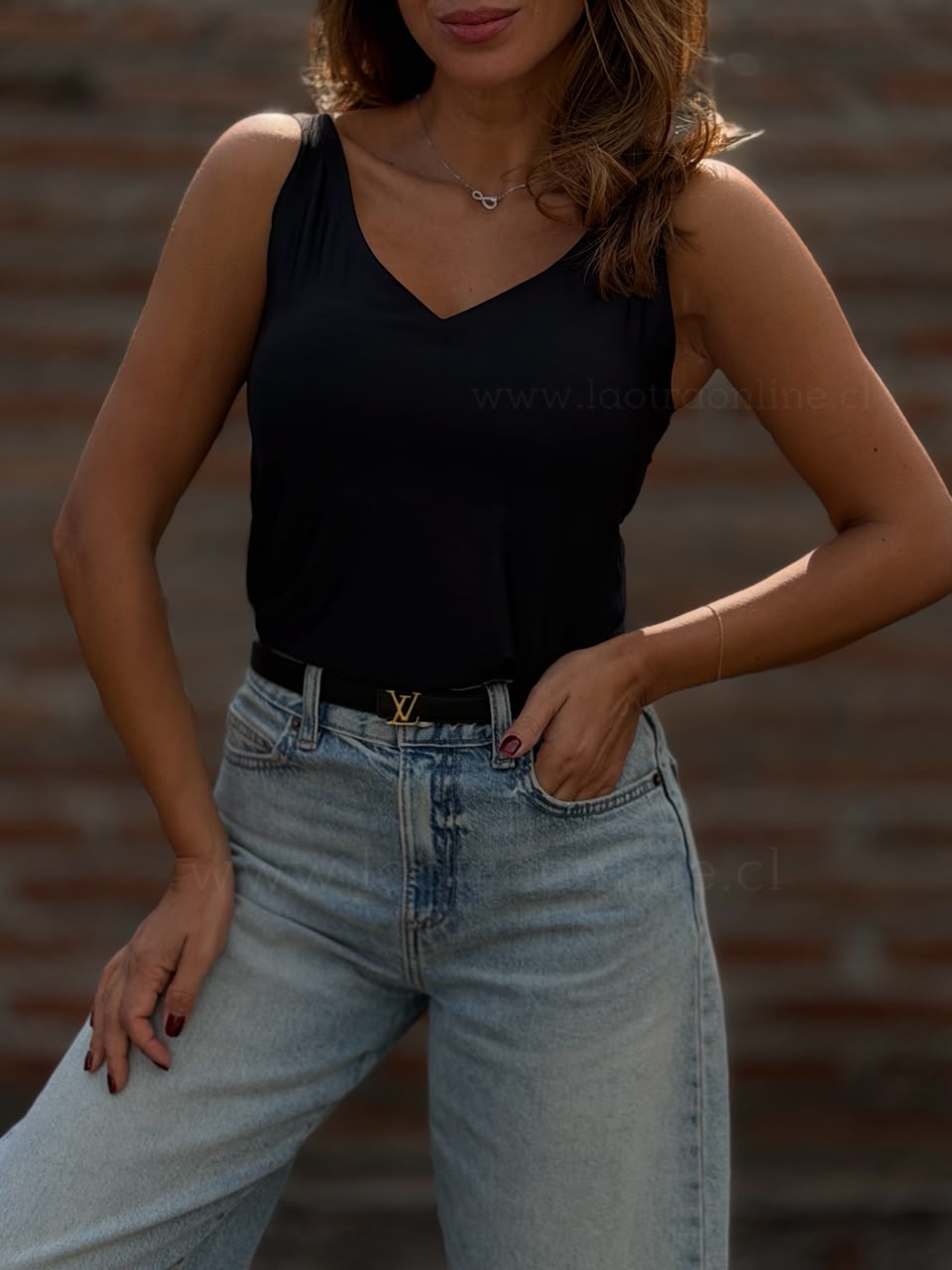 Polera/Top Increíble negro