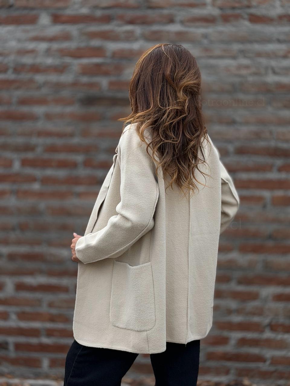 Blazer tejido crudo