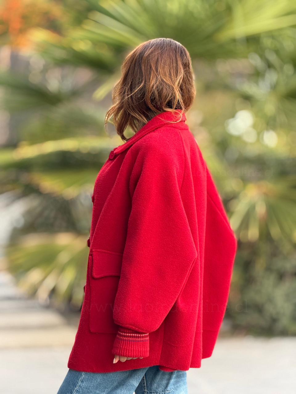 Abrigo Kansas rojo