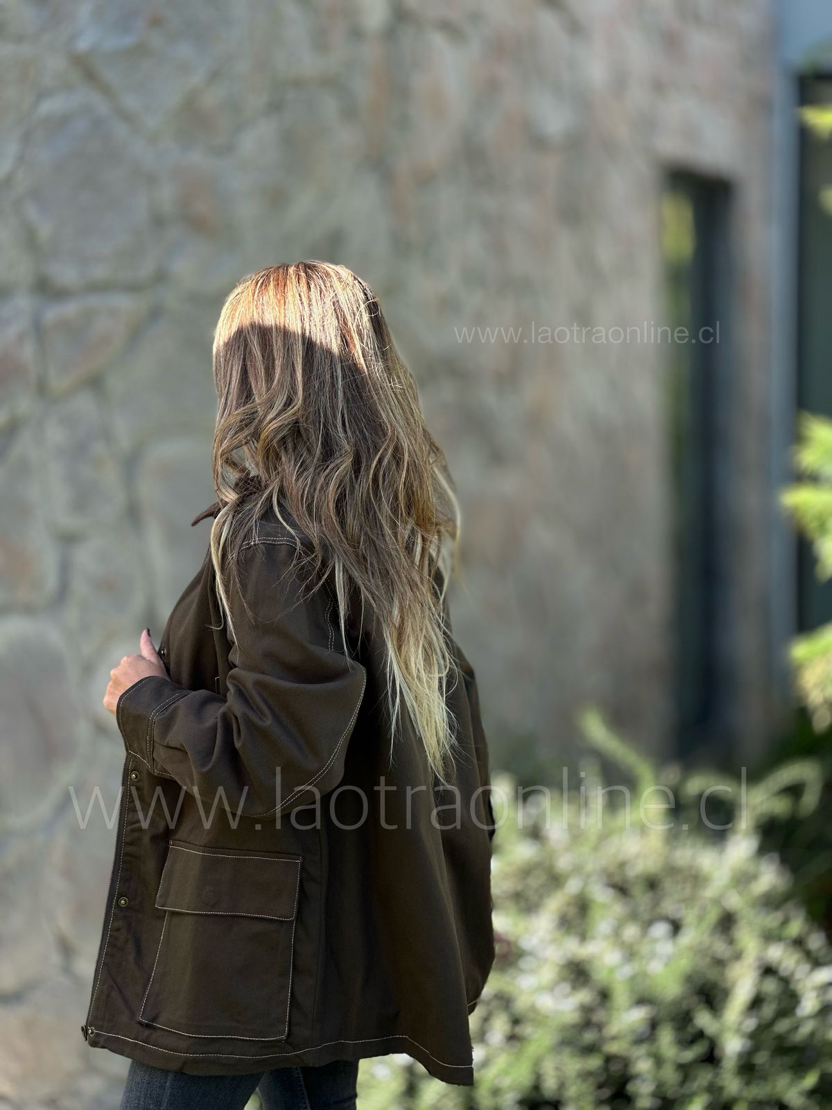 Chaqueta Victoria olivo