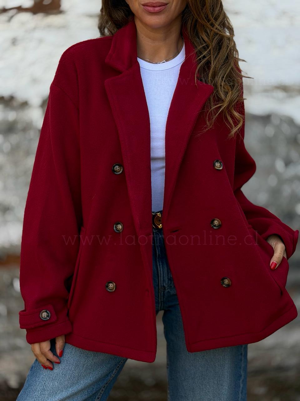 Trench Italia rojo