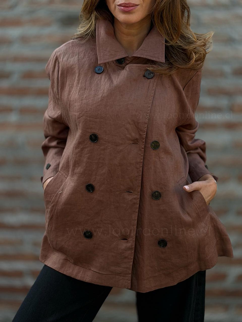 Trench Lino toffe