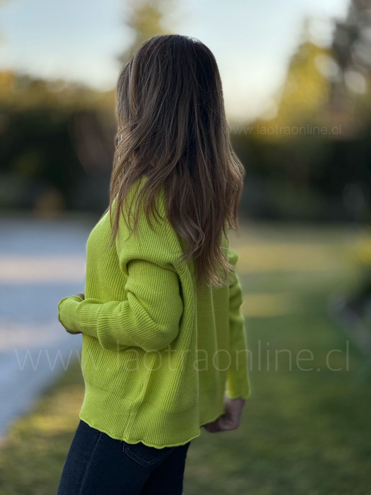 Sweater Santa fe verde limón