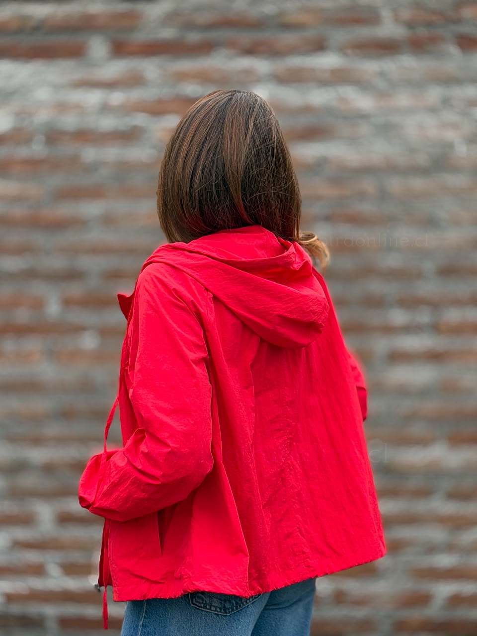 Corta viento Soñado rojo