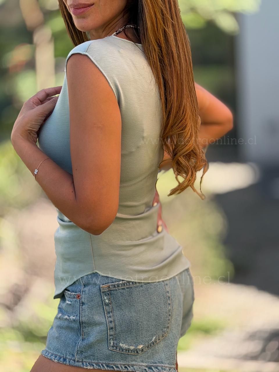 Polera Desigual menta