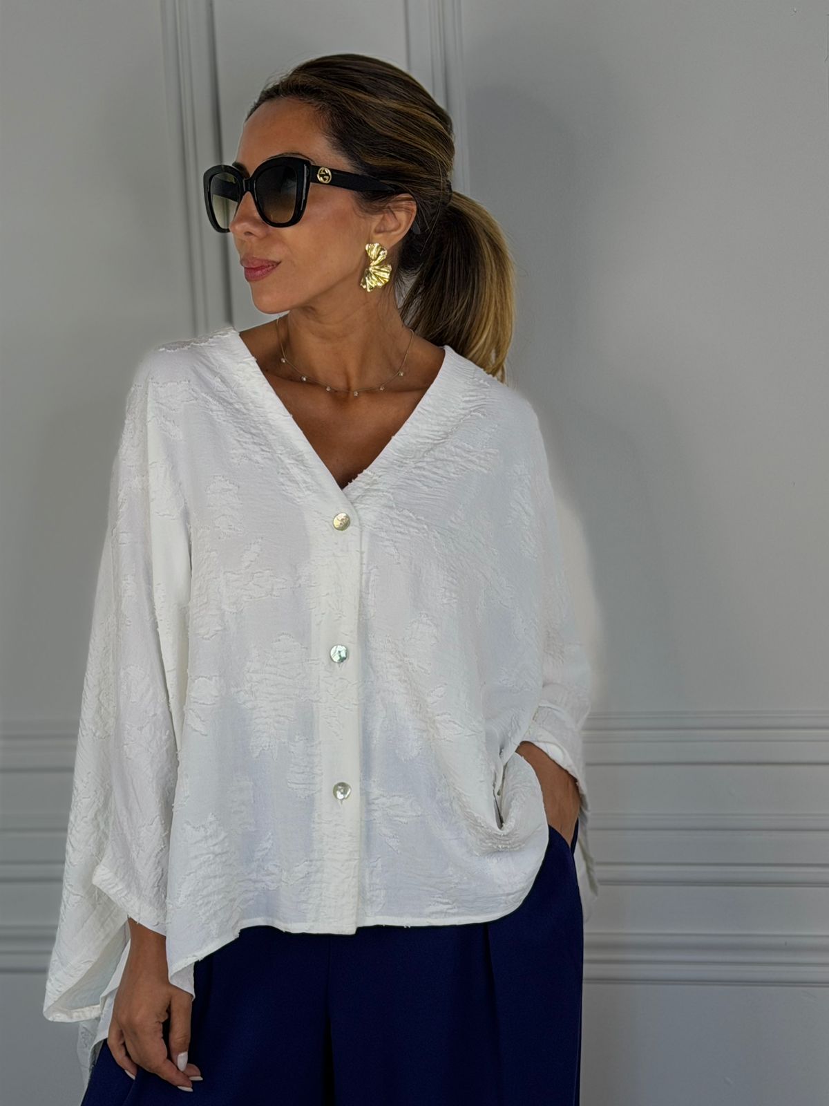 Blusa Florencia blanco