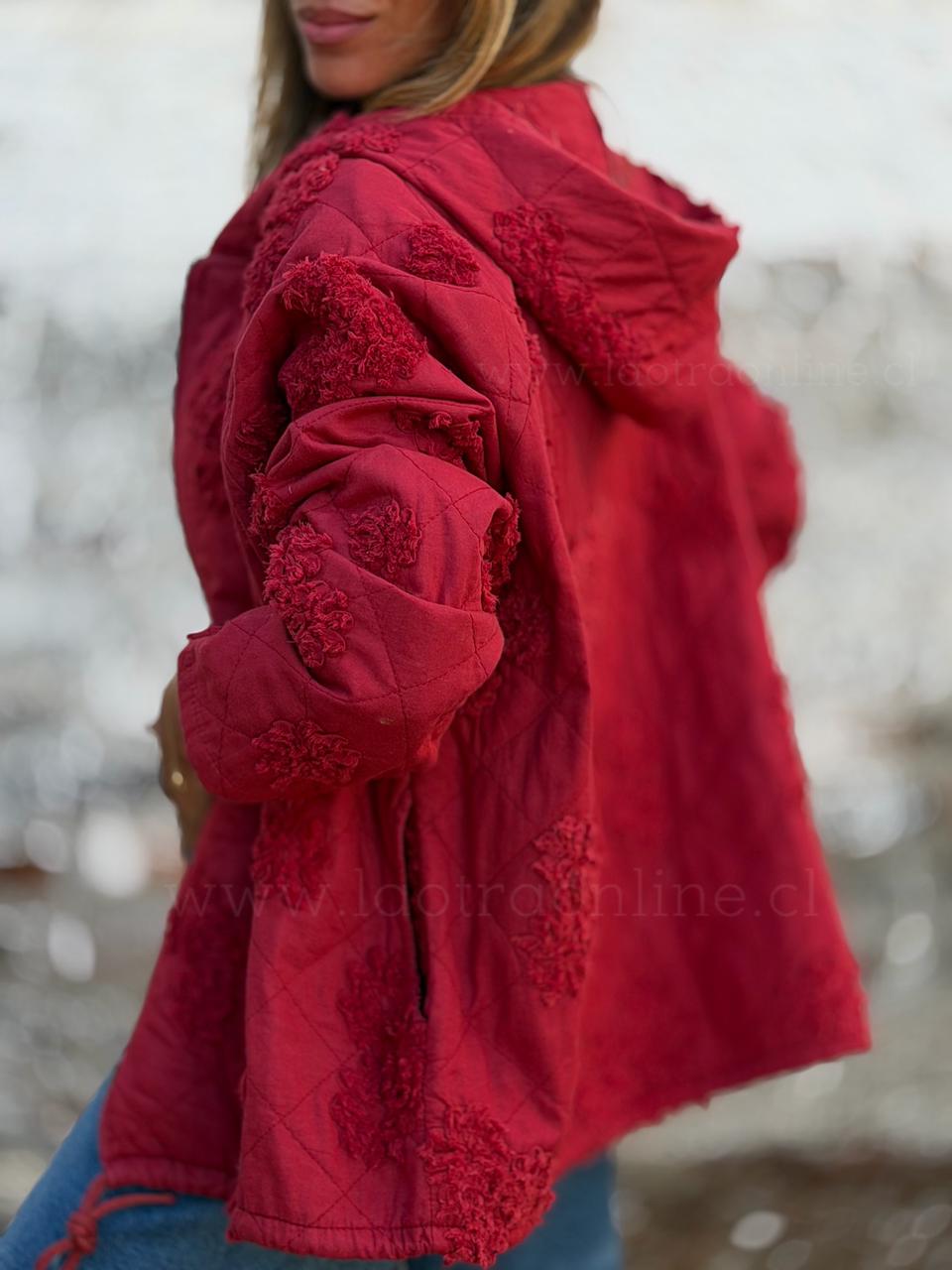 Chaqueta Relieve rojo