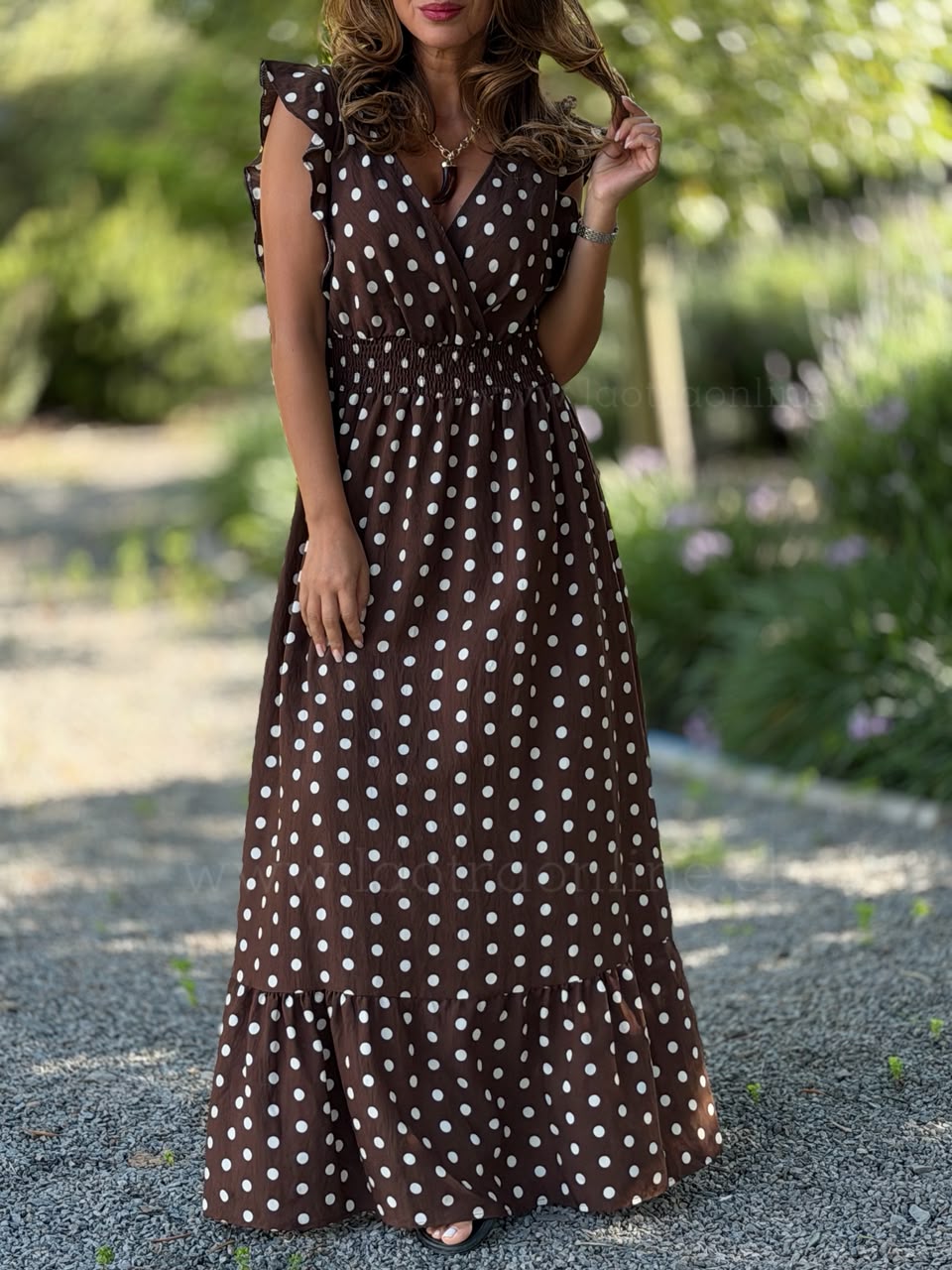 Vestido Lunar Increíble marron