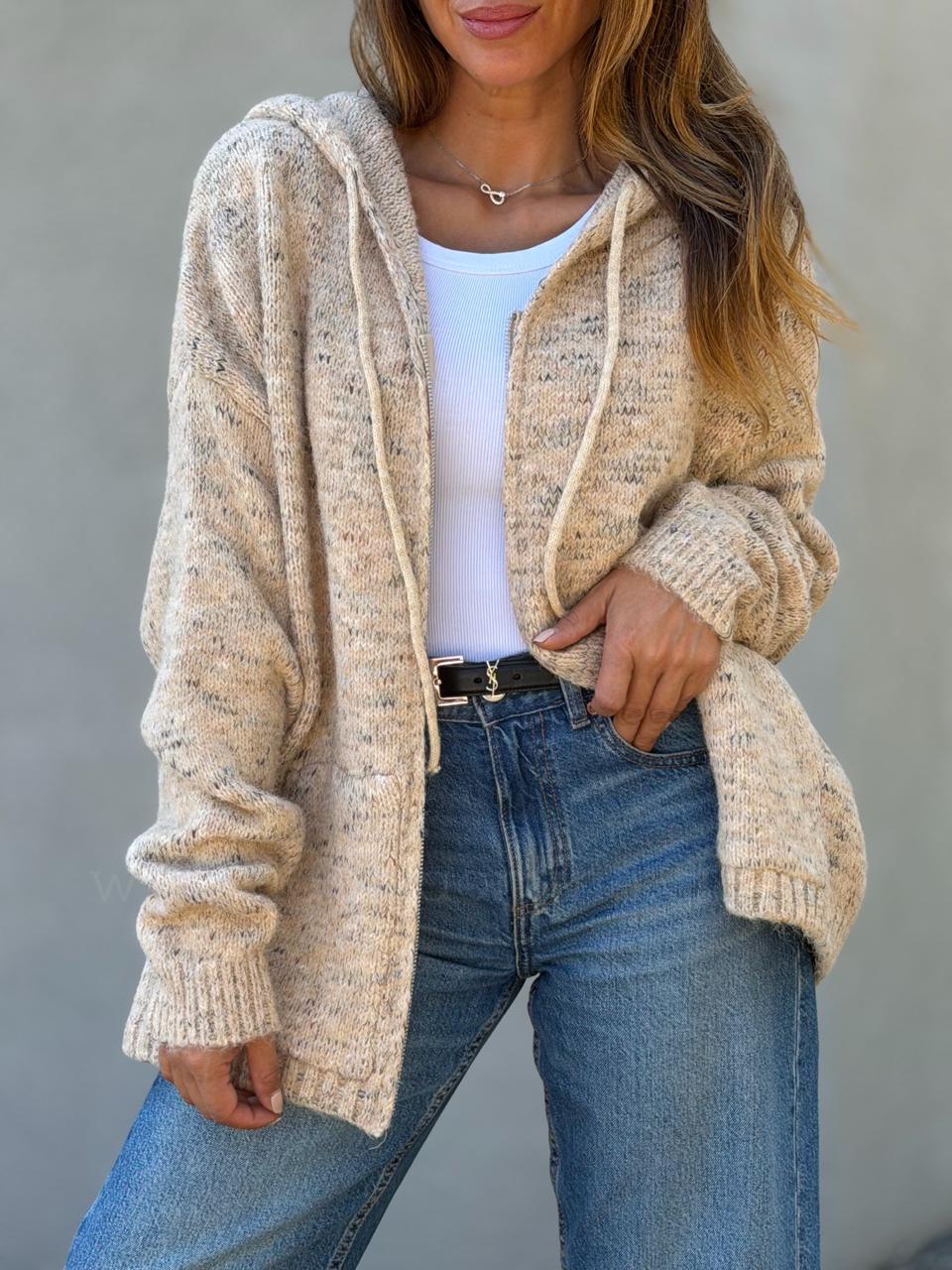 Sweater Canguro beige