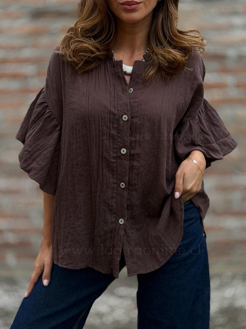 Blusa Encanto marrón
