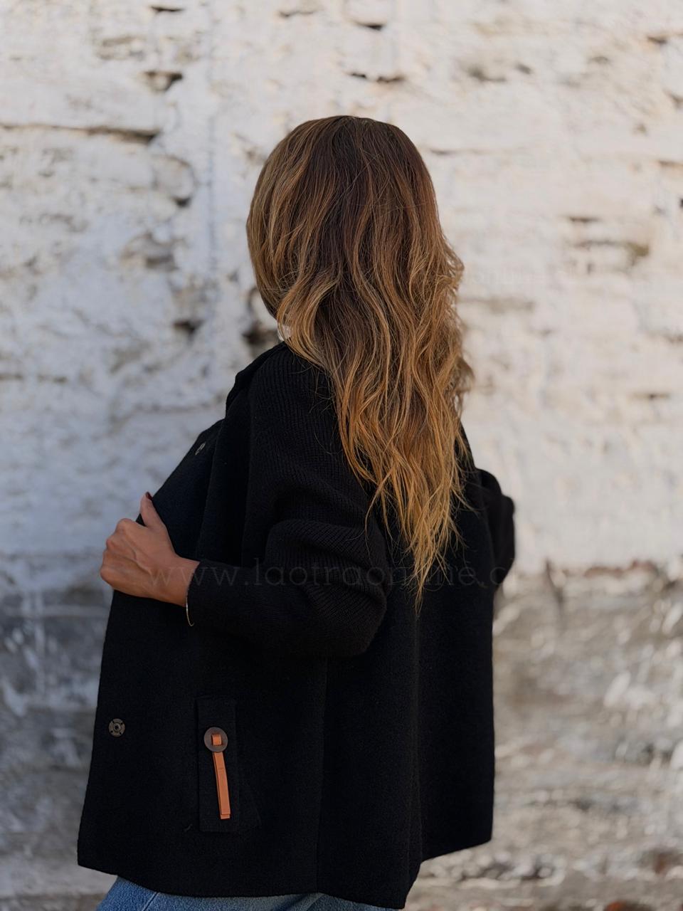 Abrigo Portugal negro