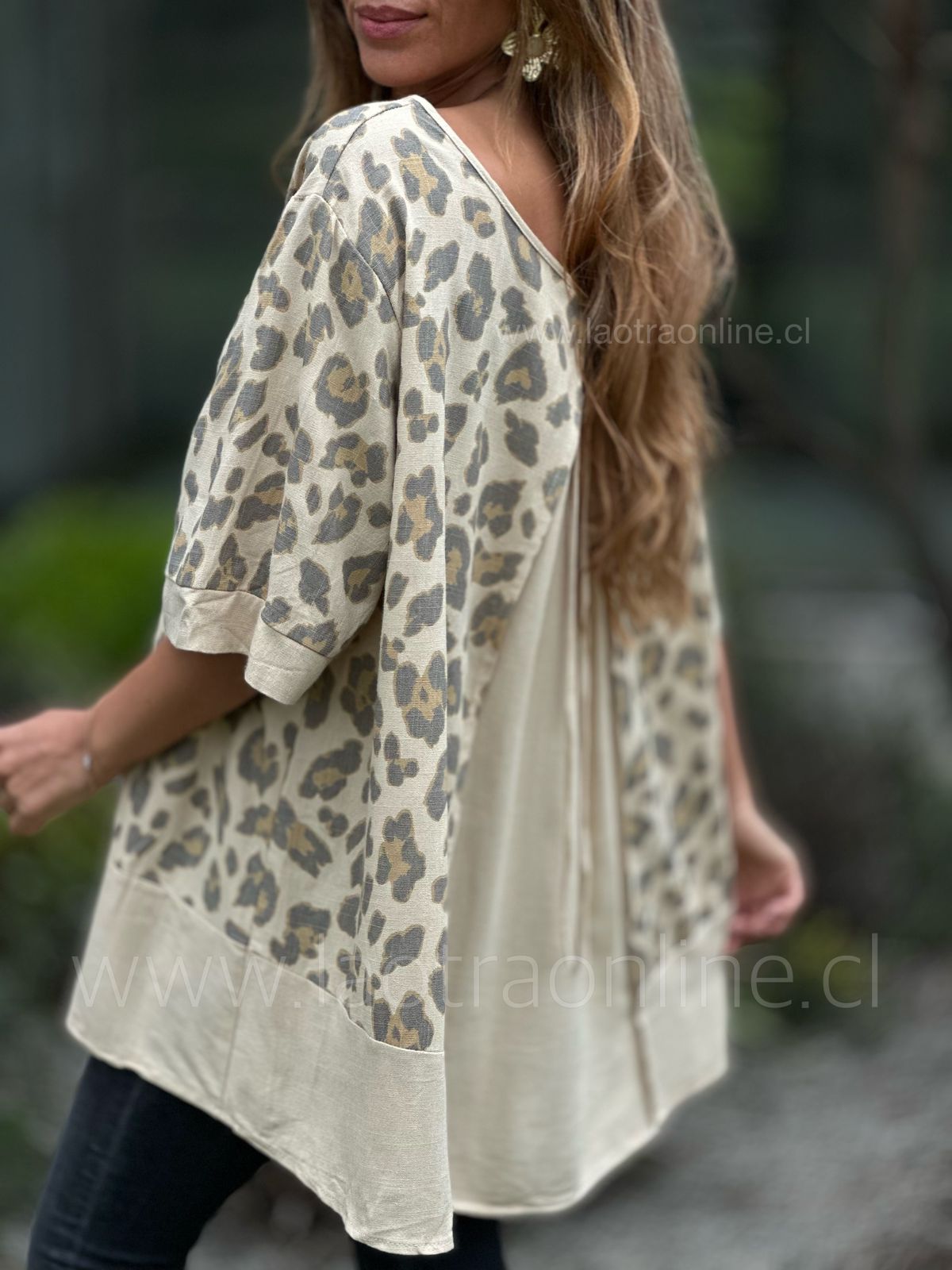 Polera Safari beige